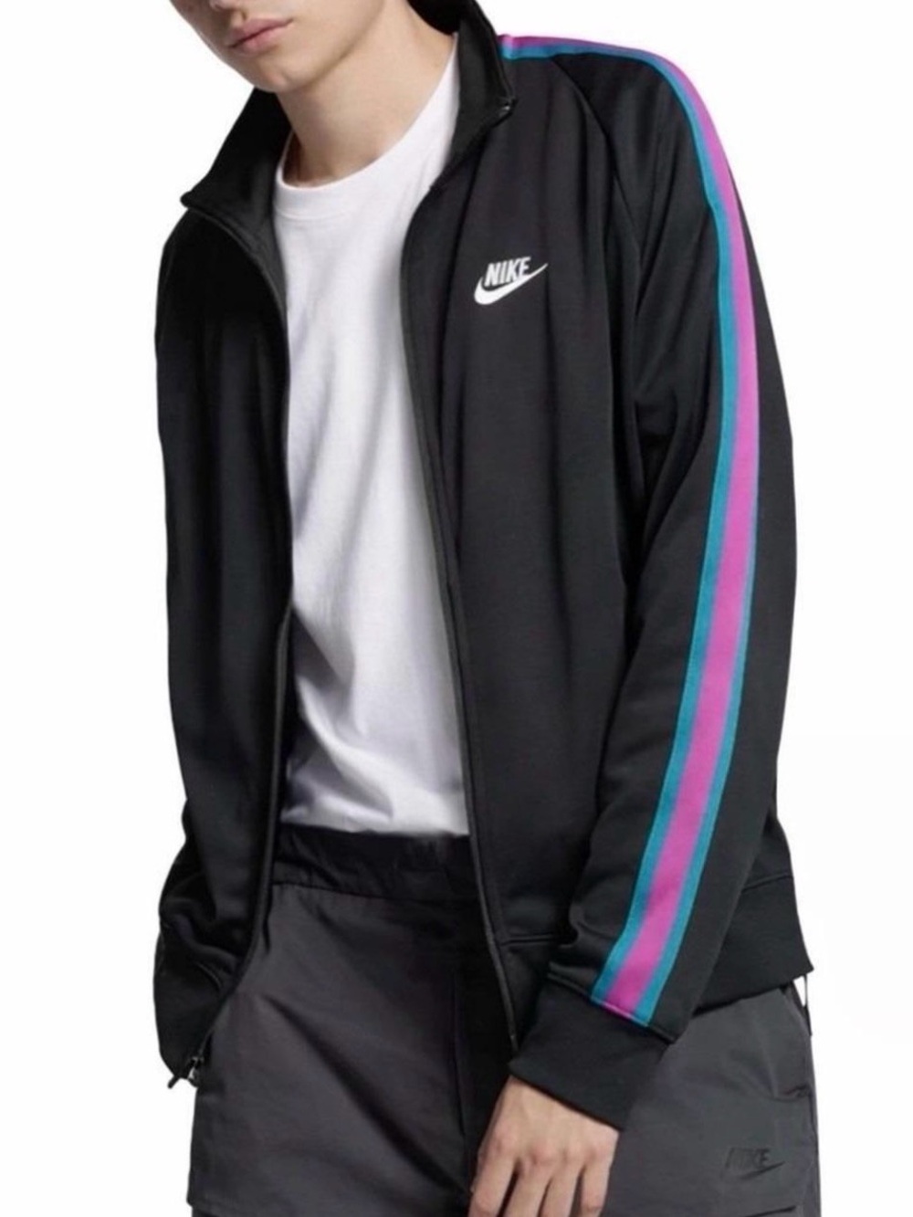Nike Sportswear N98 Knit Warm Up Tribute Jacket S Miami Vice Soccer 90s